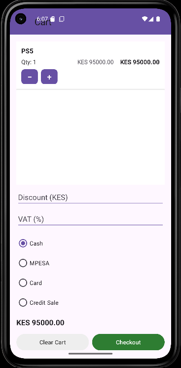 Sales Interface